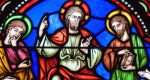 Sermon on the Mount Stained Glass