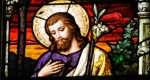 Saint Joseph stain glass window
