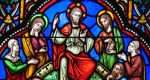 Sermon on the Mount Stained Glass