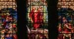 Jesus rising from the grave - Stained Glass